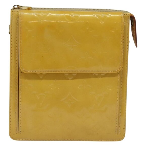 LOUIS VUITTON Monogram Vernis Motto Accessory Pouch Beige - Picture 2 of 16